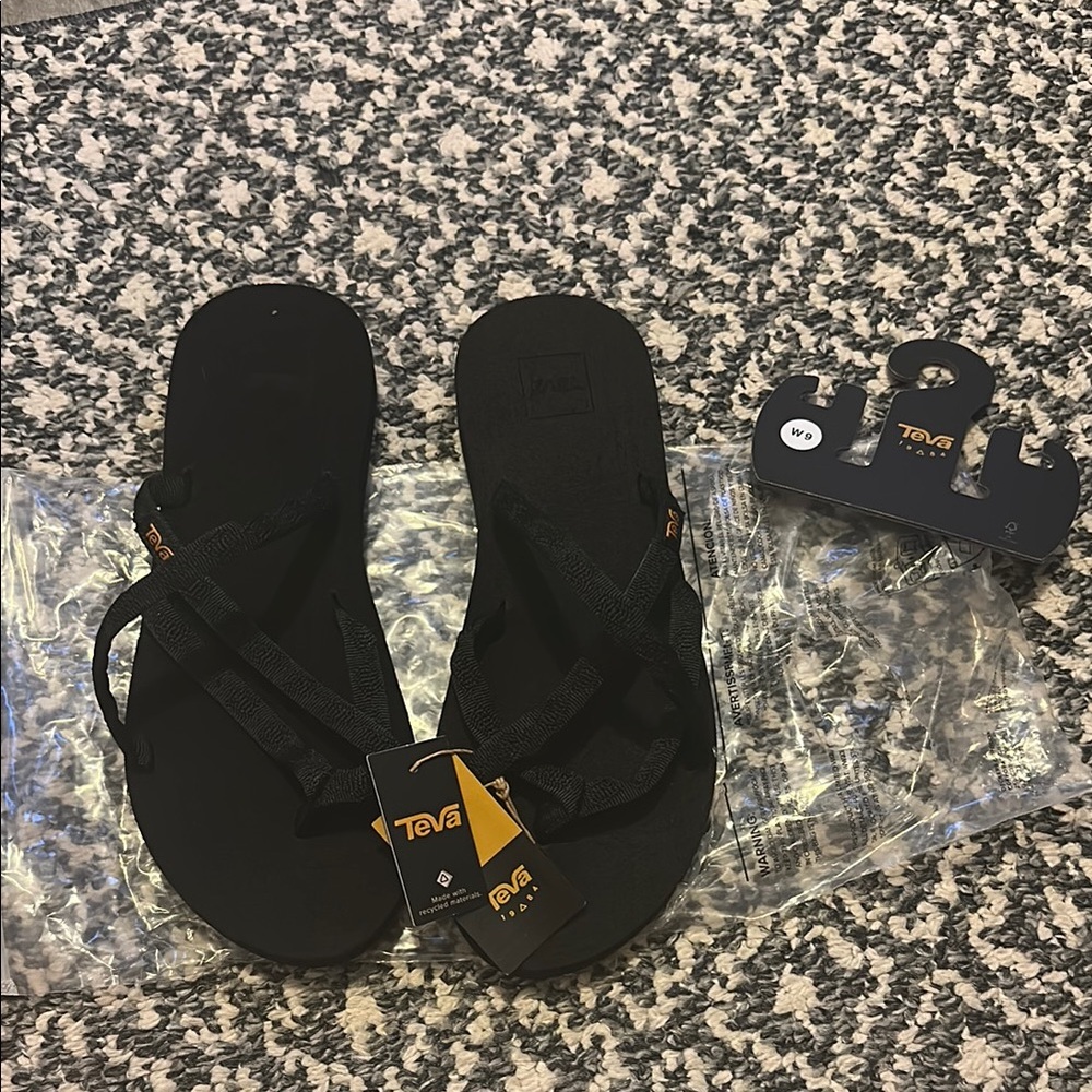 Teva Womens Black Sandals